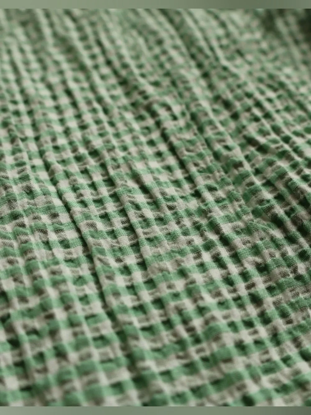 Zara green gingham